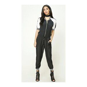 Jumpsuit light everyday zip front new